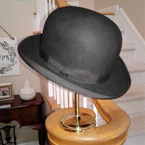 Rare Vintage 1920s John Stetson Bowler Derby Hat